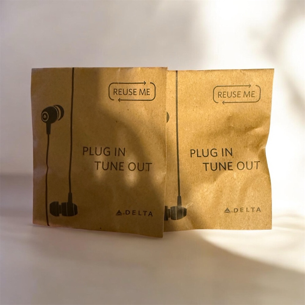 Delta  Earbud Headphones still sealed brand new